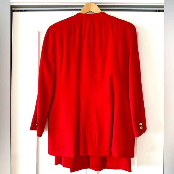PSI for Neiman Marcus 1980s Vintage Wool Skirt Suit - Picture 2 of 8